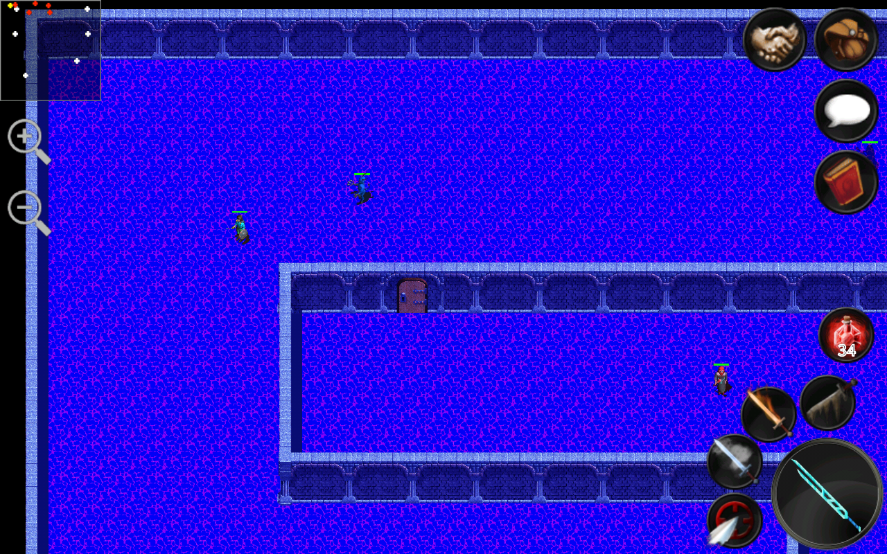 This is the door that has an invisible force field lol