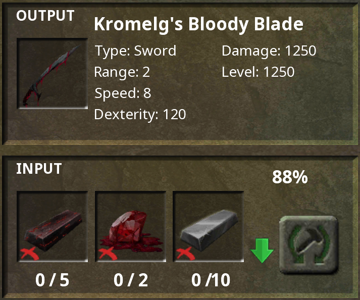 Kromelg's Bloody Blade Page 1