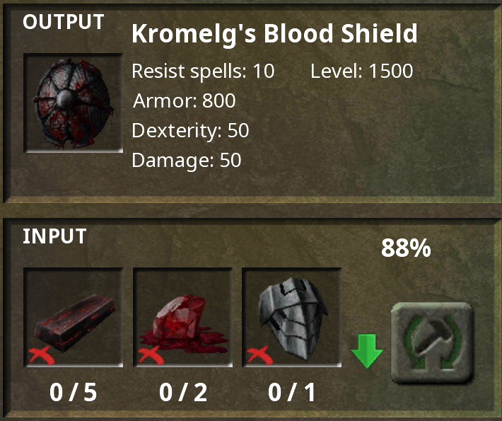 Kromelg's Blood Shield Page 1
