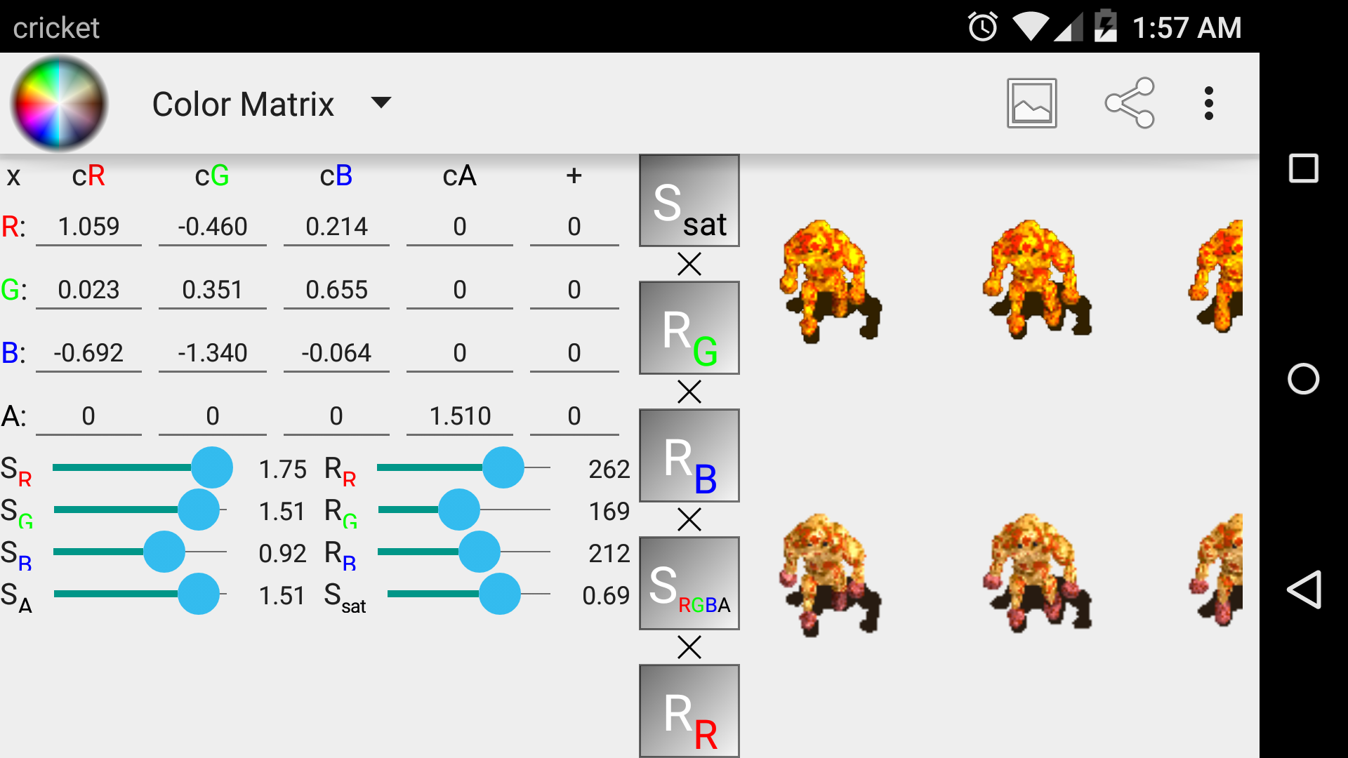 Fiery Magma Troll. Can be make over of original or advanced monster with variable Stats..