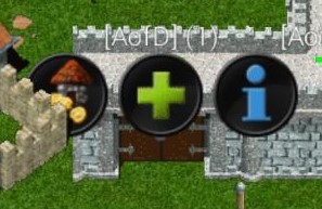 Could move the Sell Button and Upgrade Button inside the Information Icon Button and move the Information Icon above the Gate or wall. Tbh..it does vary in size from different zoom resolutions tho...from far away, the upgrade Icon nearly covers the whole gate portal making it harder to use and zooming in helps against accidental clicks...but taking both Icons and leaving only the Information Icon Button maybe just slightly above the Portal Gate or Wall might work for regular game player use.