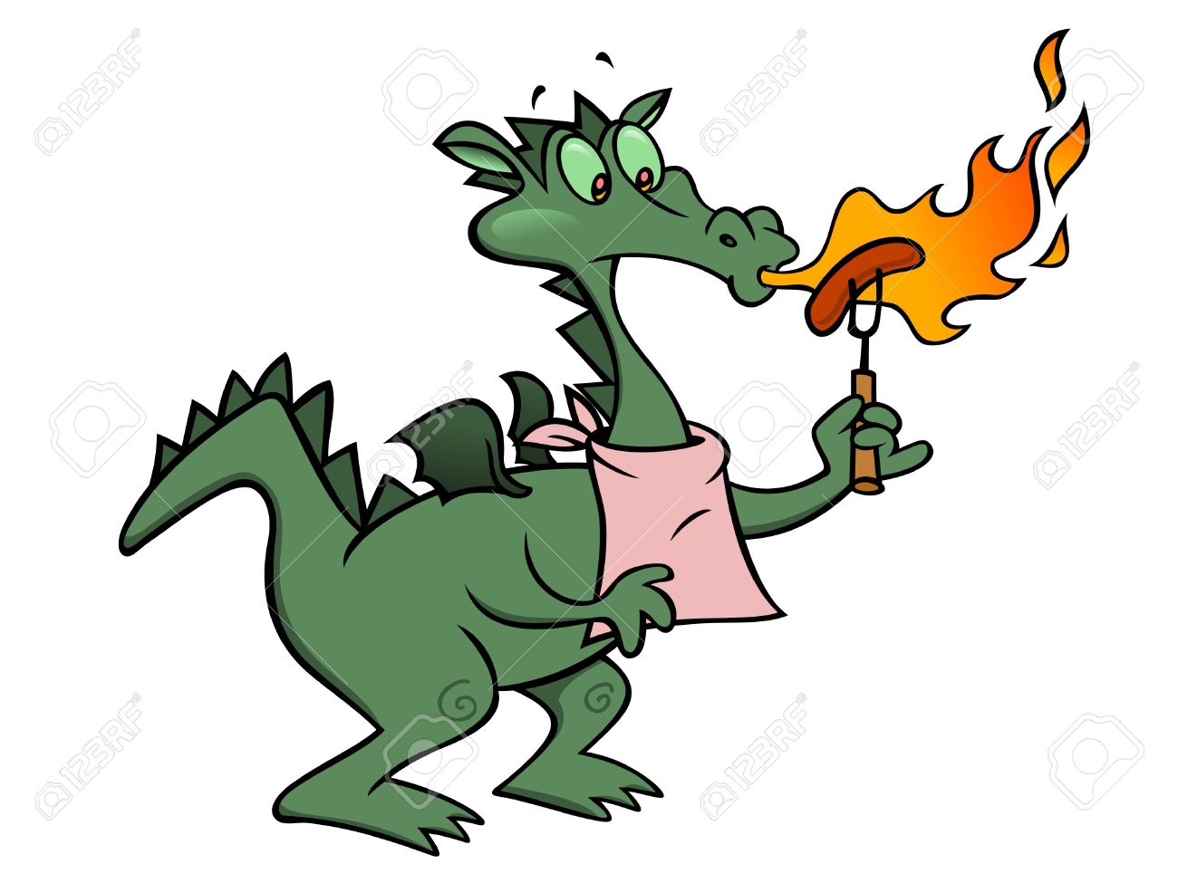 9926118-dragon-breathing-fire-on-a-sausage-Stock-Vector-cartoon.jpg