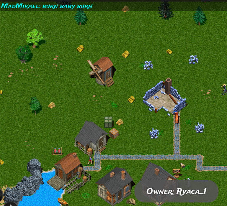 only temporary graphics; house still works