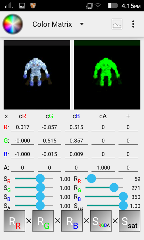 Lightning green golem